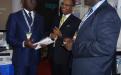 Le PDG Denis Ngokana de AOGC ex PDG de la SNPC au stand MTI